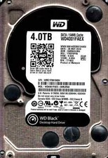 Western Digital WD Black HDD WD4001FAEX 4TB w/ 64MB Cache 6Gb/s 7200rpm 3.5"