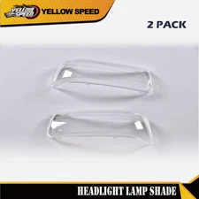 Fit For 99-02 Chevy Silverado 1500 2500 3500 Clear Headlight Lens Cover 1 Pair 