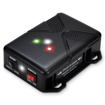 Rodent Repellent Ultrasonic Under Hood Animal Repeller Battery Powered Rodent...