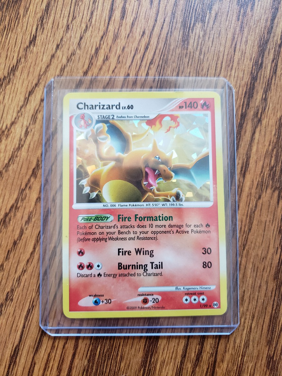 Pokemon TCG Charizard LV 60 Arceus 1/99 2009 | eBay