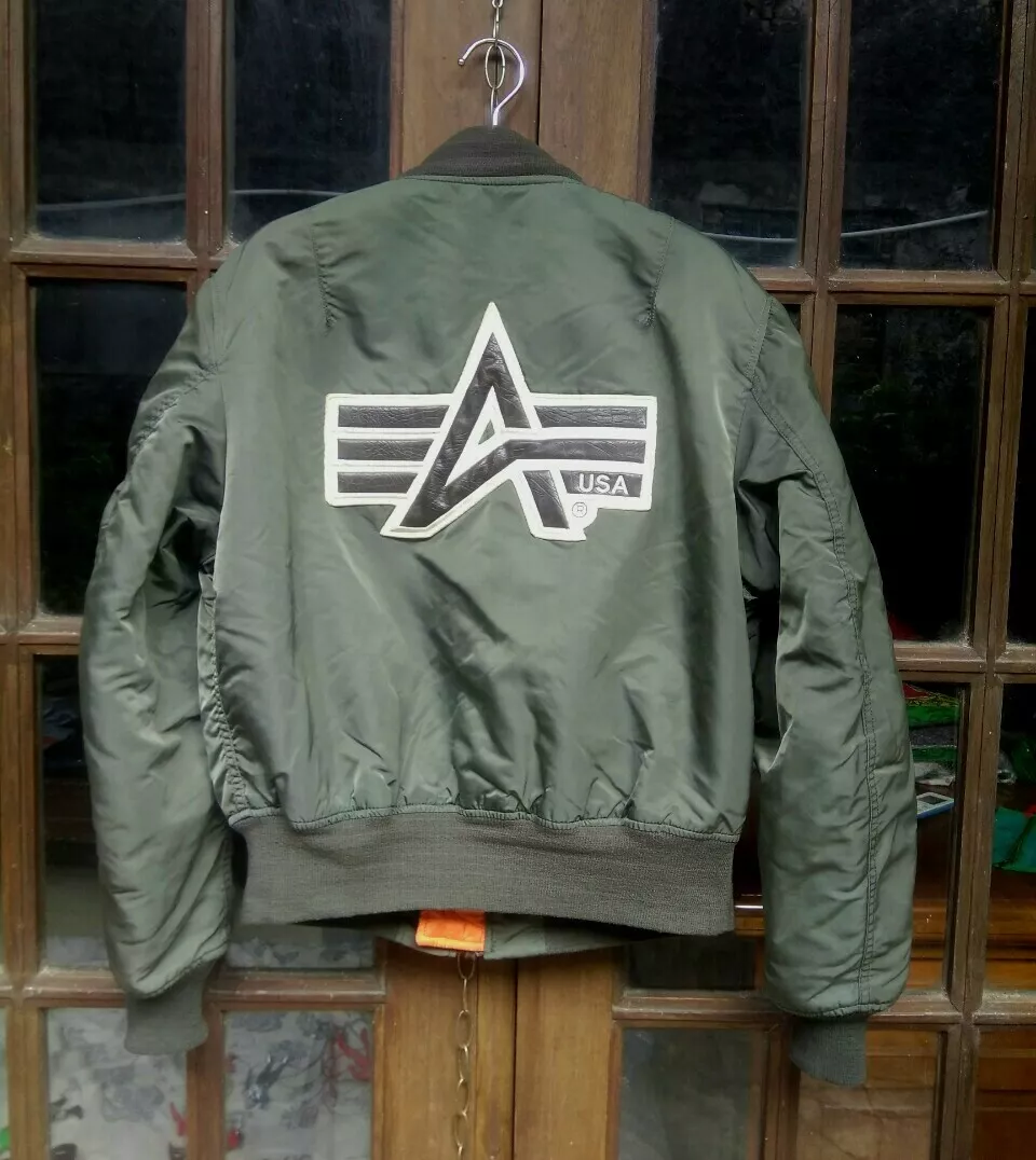 Alpha industries Bomber Jacket MA1 USAF Big Medium eBay