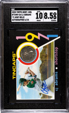 CJ Abrams 2020 Topps Heritage Mint Auto Relic /25 1971 Coin Dime SGC 10/9.5 