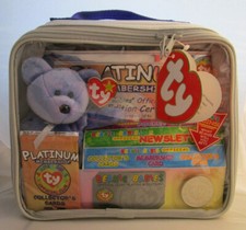 1990's TY Beanie Babies Platinum Membership Kit New Unopened w/Bear, Coin More