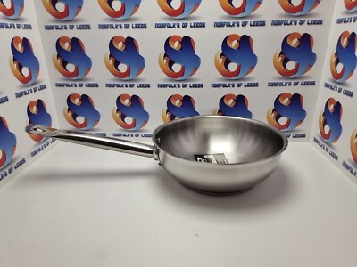 Bratpfanne Induktion Schwerlast Genware Edelstahl 20cm Durchmesser tief 1,6L M #2