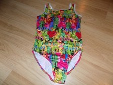 Size Small Future Star Capezio Dance Gymnastics Leotard Multi Color Hearts Green