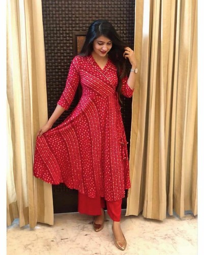 Indian Women Kurta Plazo Dress Set 