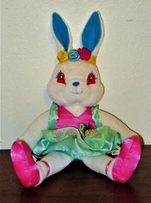 RARE VTG 1998 LISA FRANK STUFFINS ROSE PLUSH BALLERINA BUNNY RABBIT VGC 10.5"