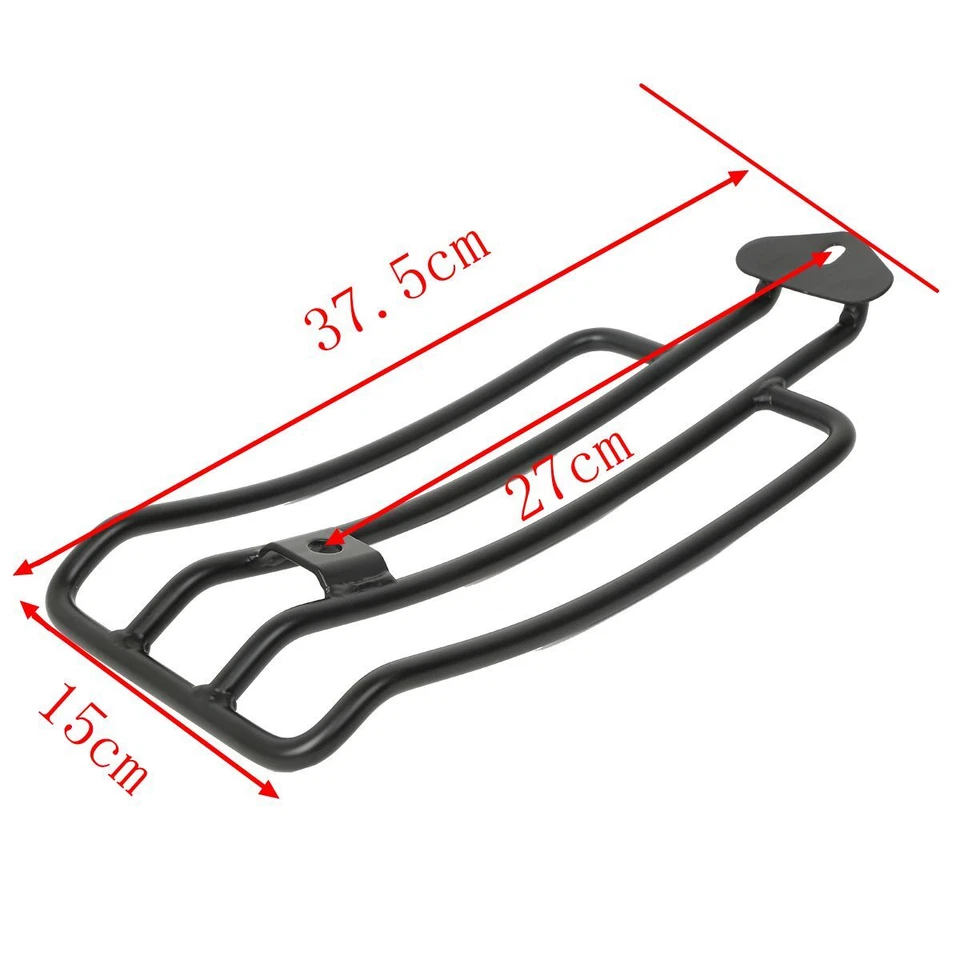 Nuevo portaequipajes adecuado para Harley Sportster XL883 1200 personalizado 1985-2003 asiento individual Foto 2 de 4