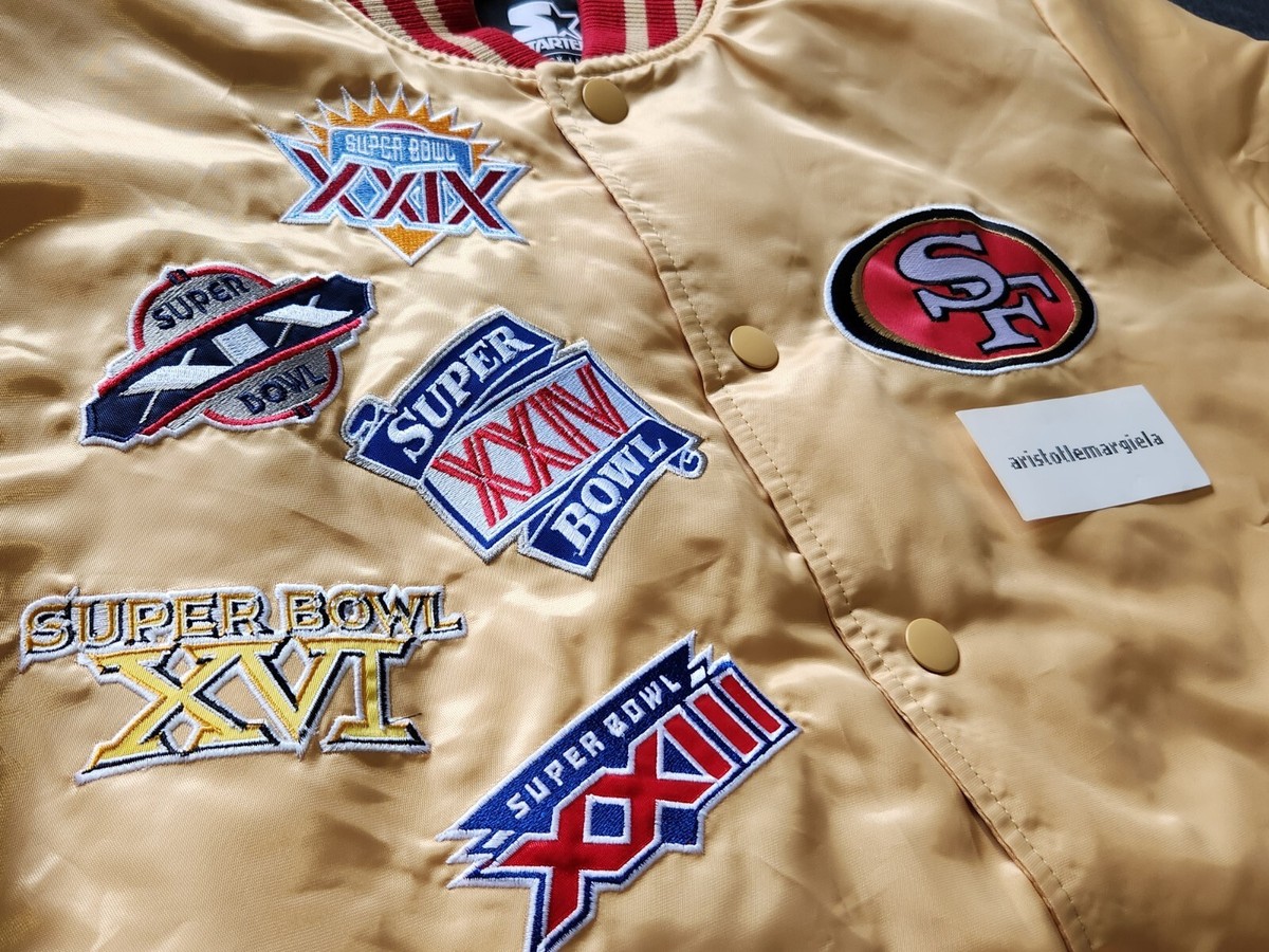San Francisco 49ers Super Bowl Champion Gold Satin Starter