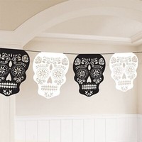 "Halloween O. \"Der Tag Der Toten\" Muertos Totenkopf Girlande"