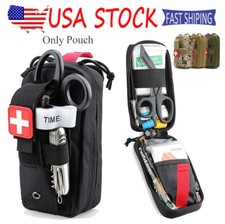 Tactical First Aid Kit Medical Molle Rip Away EMT IFAK Survival Pouch Empty Bag