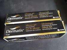 Image of NEW 2 x 15g = 30g DERMATIX SILICONE GEL SCAR REDUCTION BLEMISH STRETCH MARKS RED