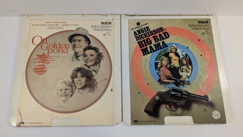 24 Lot RCA CED SelectaVision VideoDiscs Movies Collection Mixed Bundle Vintage - Foto 10 di 16