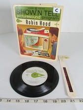 De colección GE Show'N Tell Picturesound Record & Slideshow Strip Robin Hood ST-114 SKU C