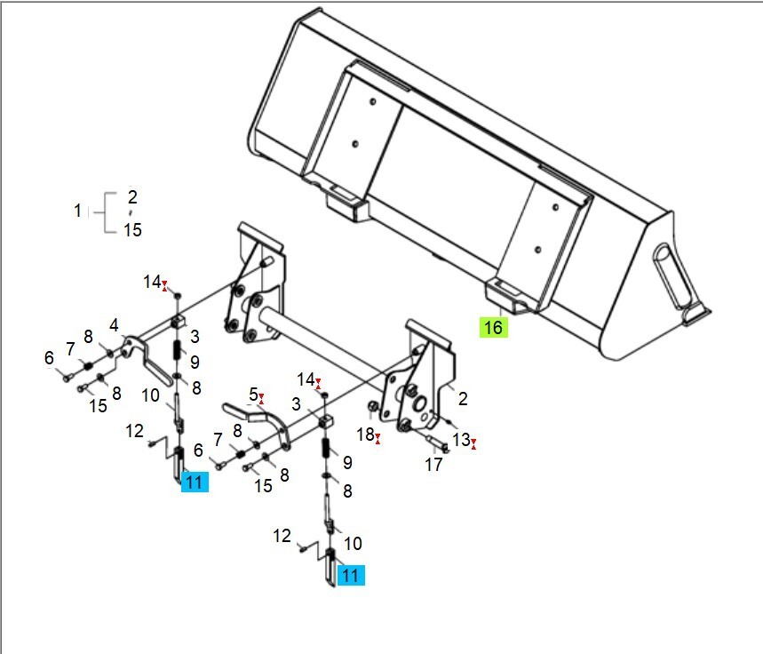 hj1976 lockfield equipment×koti FT40 Short Line Parts Repair Part - Joint for NIMCO Koyker and