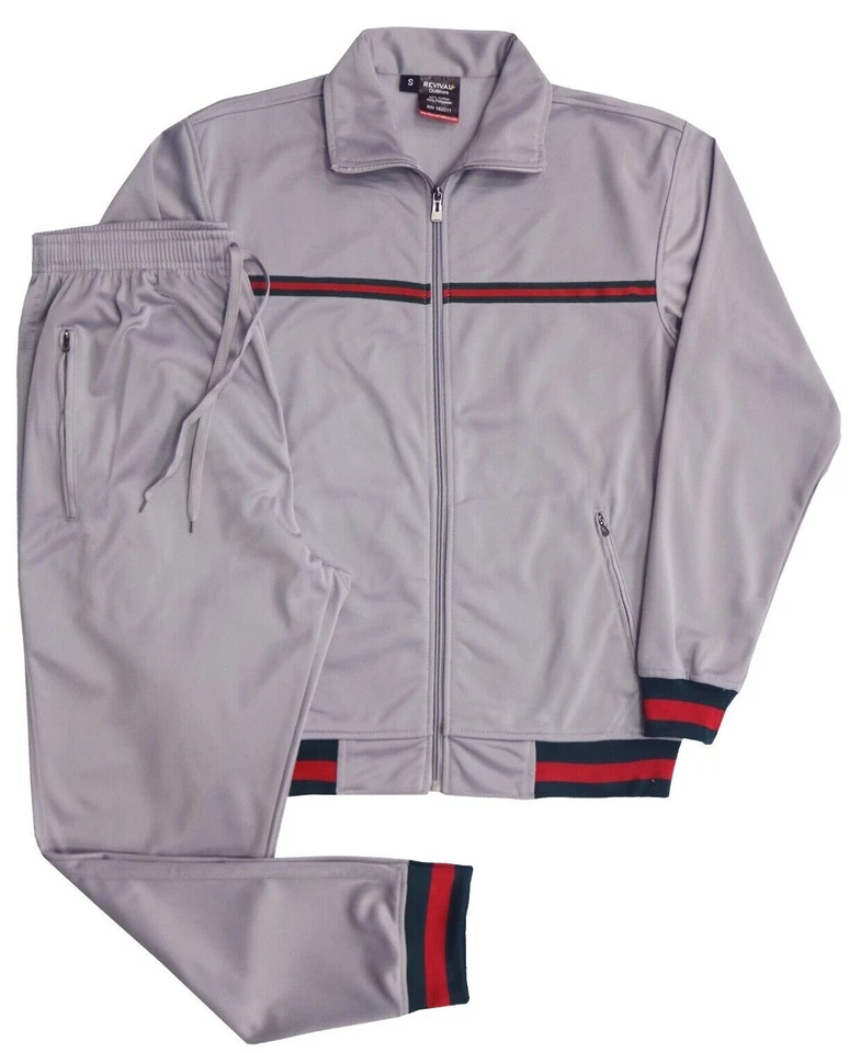 MEN EXCLUSIVE GYM FASHION STAR JOGGER TRACKSUIT W/DRAWSTRINGS SMALL UPTO 5X - Image 4 of 4