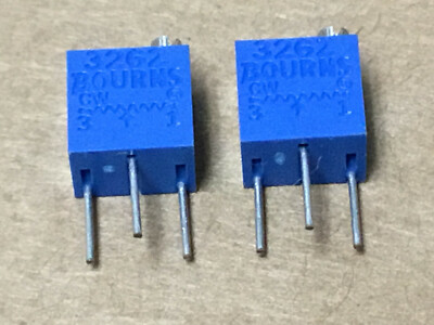 (2 PC)  BOURNS  RJR26FW203R  Resistor Variable Cermet Type 20K Ohm 10%