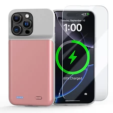7000mAh Battery Charger Case Power Bank For iPhone16 Pro 6.3 inch Charging Cover