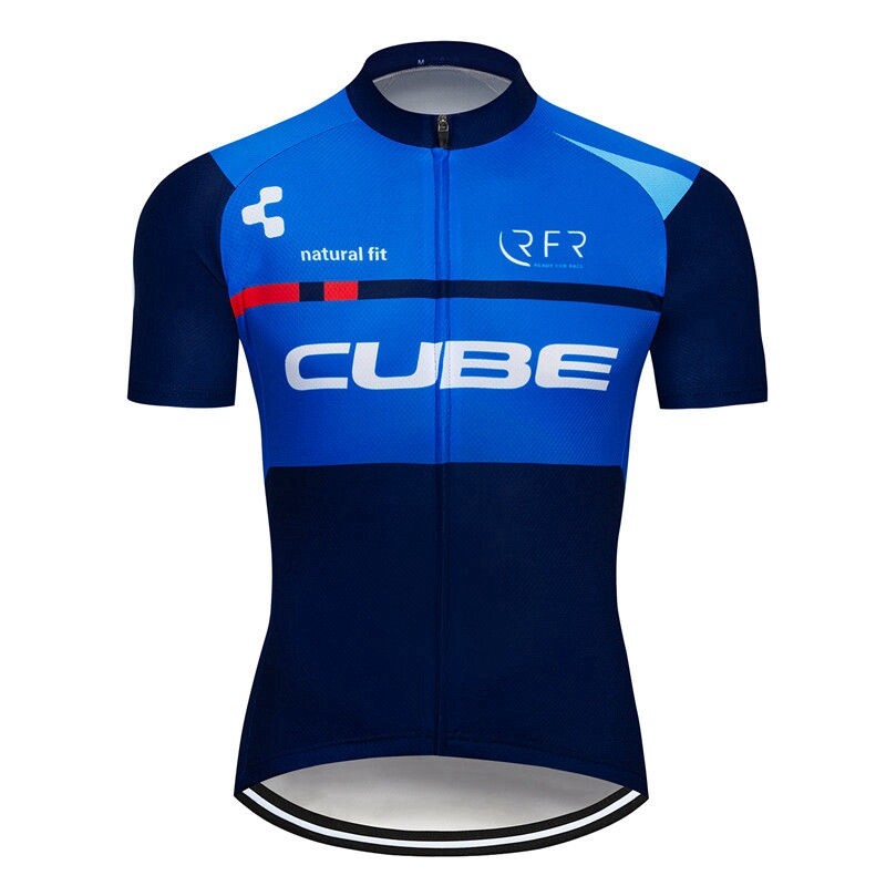 Men 2023 Cycling Jersey Team Bike Shirt Short Sleeve Bicycle Tops