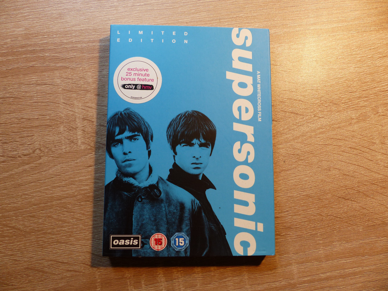 Oasis - Supersonic DVD HMV Limited Edition Slip Case and Cover - UNPLAYED