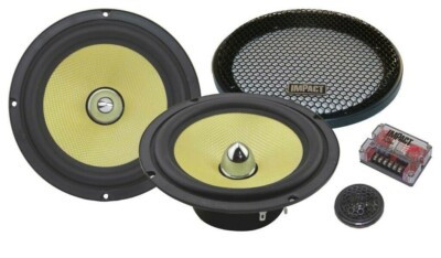 2-Wege Lautsprechersystem  165 mm  IMPACT GF66S MK2  High End  VW OPEL  B-Ware