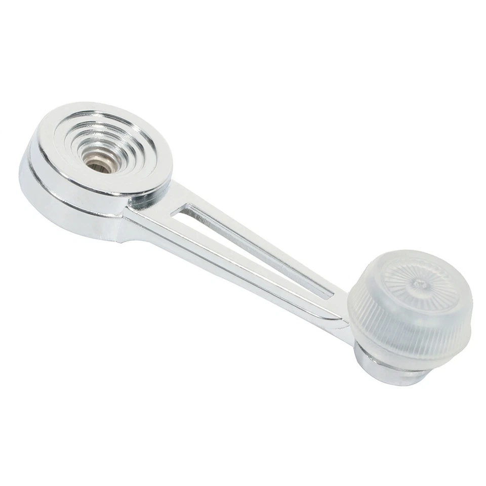 Pair Chrome White Window Crank Handle For Ford Bronco Left Right Side Inside Foto 4 de 4