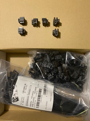 Solar Kantenclips, Kante 3,0-6,0mm, auf/seitlich, + Kabelbinder in 4 Richtungen 
