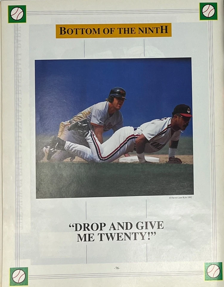 Cleveland Indians Game Face Souvenir Magazine Seattle Mariners 1993 Sorrento - Image 4 of 4