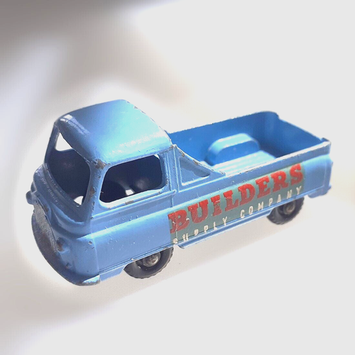 Matchbox 60 Morris J2 Pick-Up – Roues Grises Décalcos Noires – Boîté