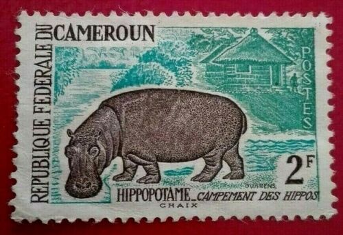 Cameroon:1962 Postage Stamps - Animals 2 Fr. Rare & Collectible Stamp. |  eBay