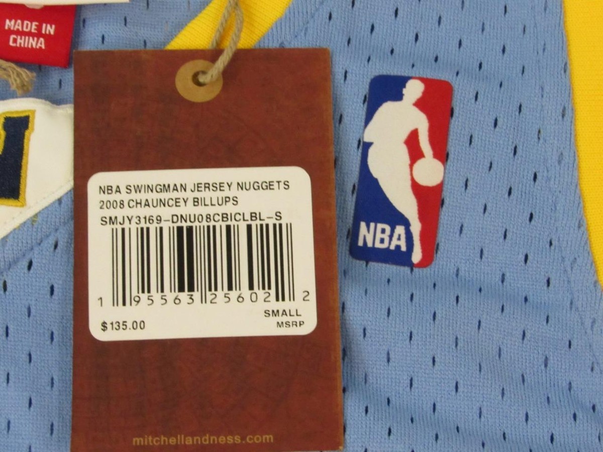 New 08-09 Chauncey Billups #7 Nuggets Mens Mitchell & Ness