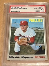 1970 Topps #677 Woodie Fryman Philadelphia Phillies PSA 8.5 NM-MT +
