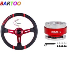 14 Deep Dish Drifting Sport Off Road Steering Wheel Horn Wquick Release Kit