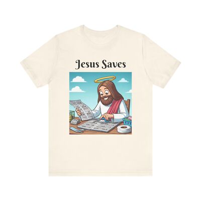 Funny Jesus Saves Couponing T Shirt Multiple Sizes and Colors
