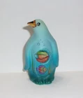 Fenton Glass Sea Life Jadeite Ocean Fish Penguin Figurine Ltd Ed #21/27 K Barley
