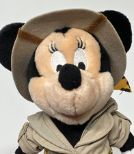 Minnie Mouse Safari Plush Walt Disney World Animal Kingdom 9  Explorer w Compass