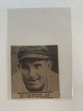 Mark Koenig 1933 Chicago Cubs Baseball Panel RARE!
