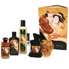 SWEET KISSES COLLECTION KIT MASSAGE OIL CREAM EXOTIC FRUITS- SHUNGA