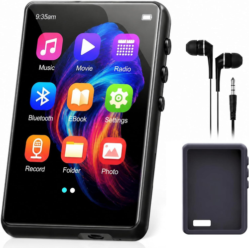 128GB MP3 Player with Bluetooth 5.3, 2.4 Inch Full Touch Screen ...