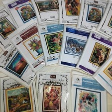 Cross Stitch Kit 14/11CT Printed Pattern Aida Fabric DIY Embroidery