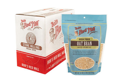 Oat Bran, 18Oz (Pack of 4) - Non GMO, Vegan, Kosher