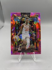 2025 Panini Select WNBA #52 Saniya Rivers Pink Ice Prizms