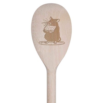 30 cm Kochlöffel ''Rat Got The Cheese'' aus Holz (SO00020692)
