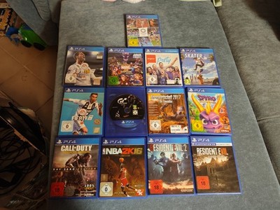 PS4 Spiele Paket 12 Games u.a. Resident Evil 2, Spyro, FIFA, CoD