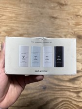 Salt  Stone Natural Deodorant Mini Pack for Women  Men  Extra Strength. 1 oz