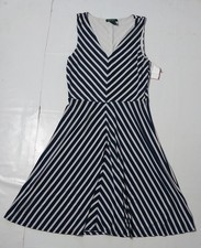 Lauren Ralph Lauren silk dress vintage elegant dress casual size: M