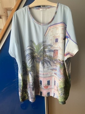 Riani Italien Blusentop Gr 48 Wie Neu!