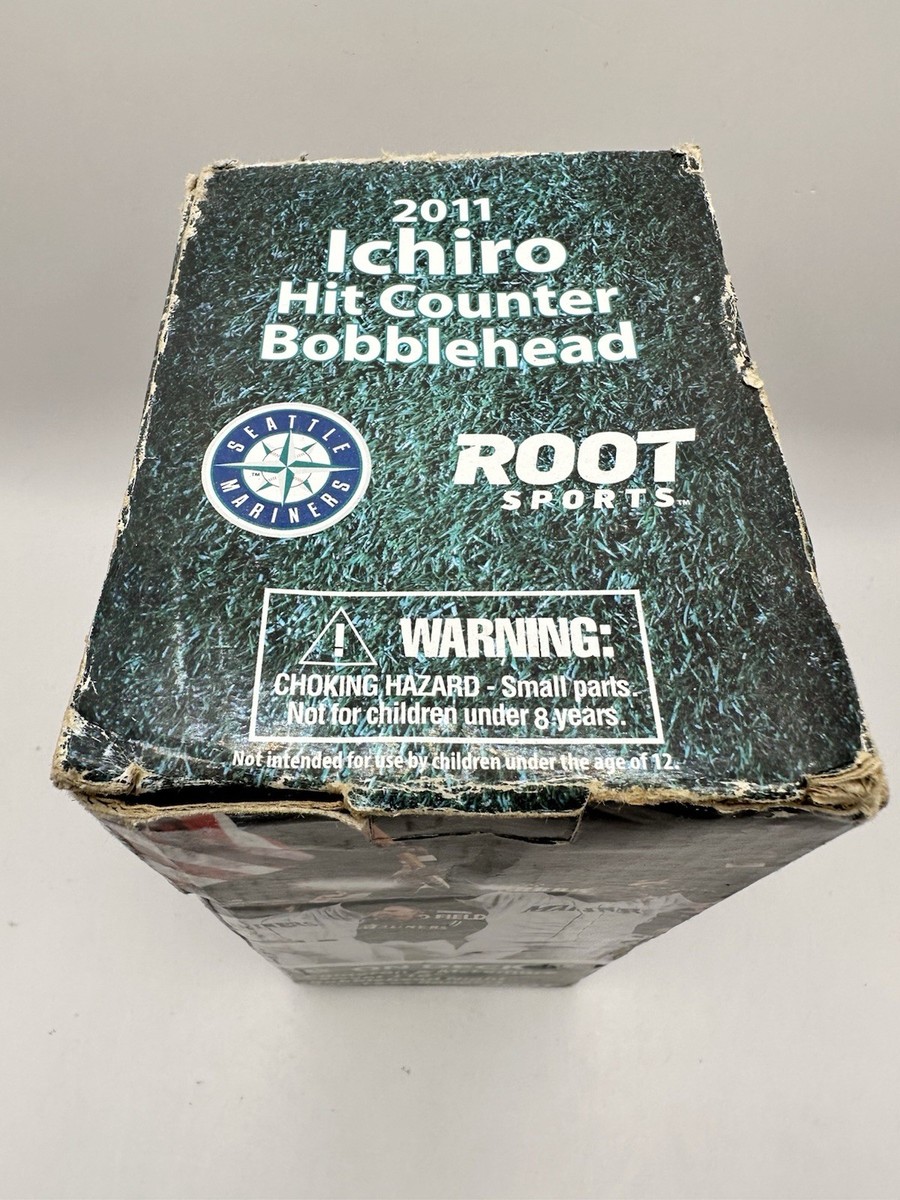 2011 Ichiro Hit Counter Bobblehead Original Seattle Mariners SGA