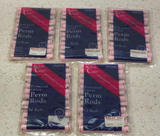 Brentwood Salon Care Professional Curved Perm Rods 60 292536 Vintage 5 Packs 