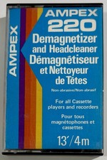 Ampex 220 - Demagnetizer & Headcleaner (Cassette Tape)